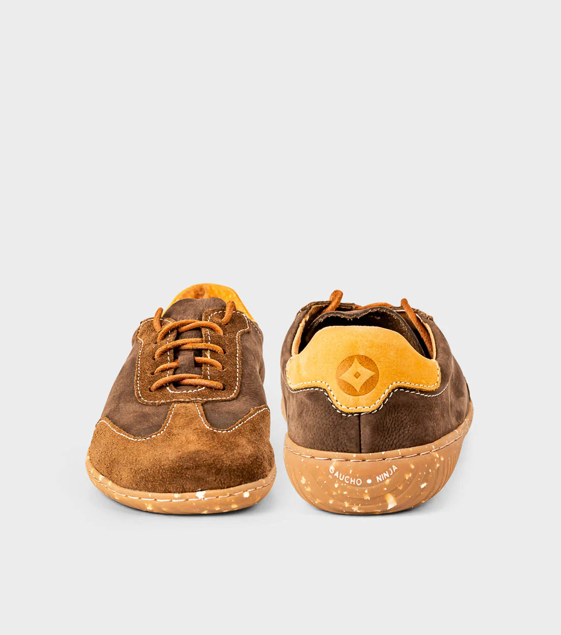 Sneaky Ninjas | Barefoot Retro Trainers Brown - Image 3