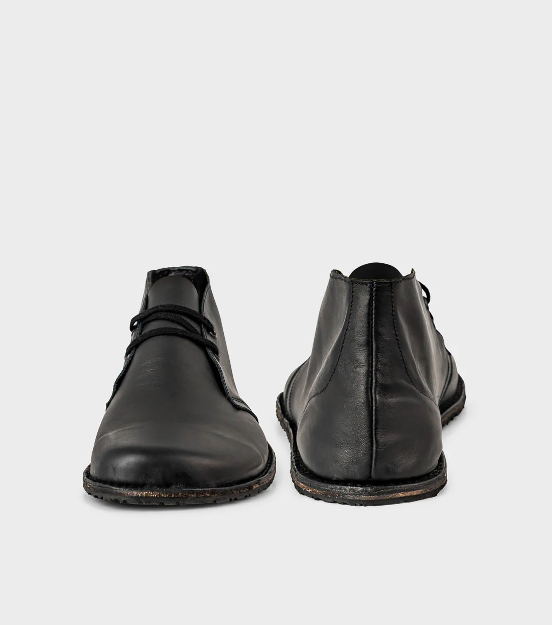 Black Barefoot Desert Boots - Extra Wide | Barefoot Pals - Image 3