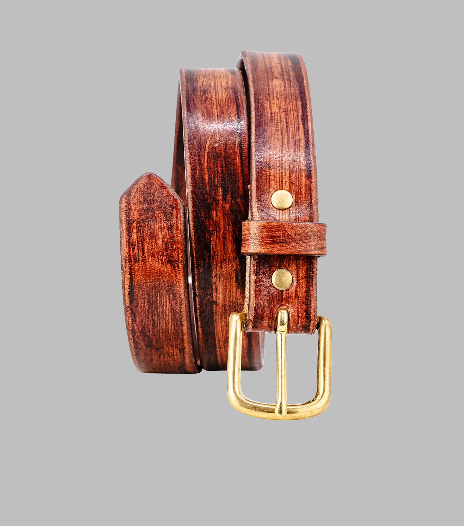 West End Leather Belt 30mm Wide - Image 8