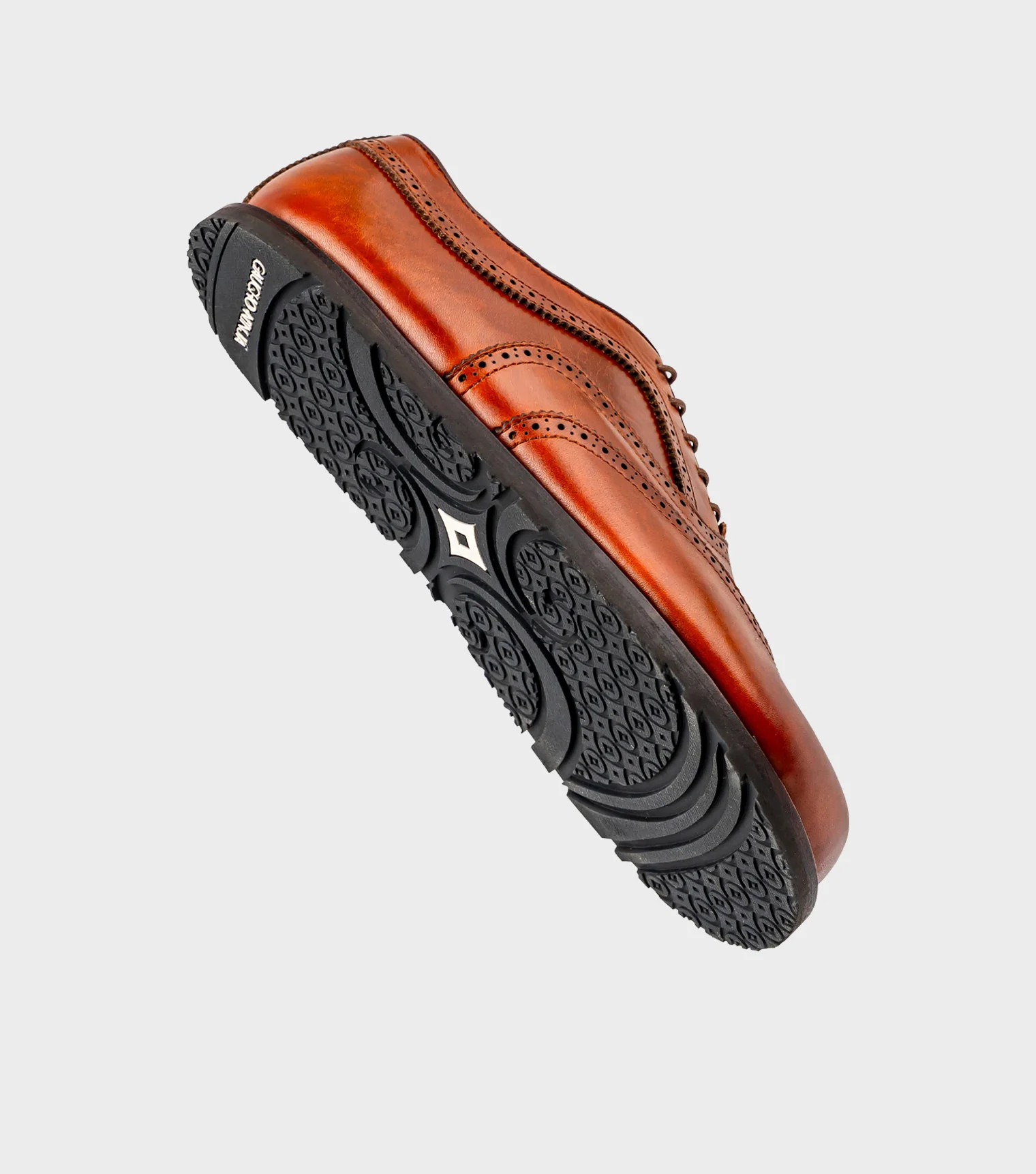 Goodyear Welted Barefoot Brogue Shoes 2.0 Chestnut Brown XW - Image 6