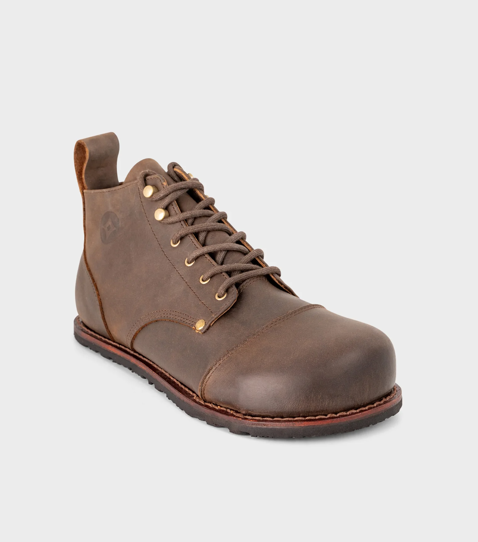 Goodyear Welted Barefoot Carpenter's Safety Boots 2.0 SB Crazy Horse Brown XW - Image 7