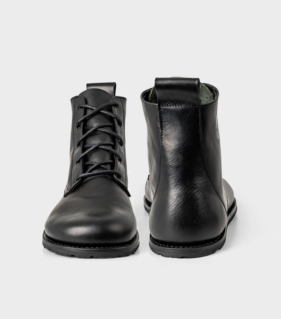 Goodyear Welted Barefoot Chukka Boots - Black - Extra Wide - Image 3