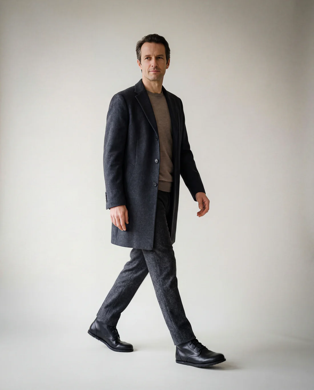 Goodyear Welted Barefoot Chukka Boots - Black - Extra Wide - Image 8