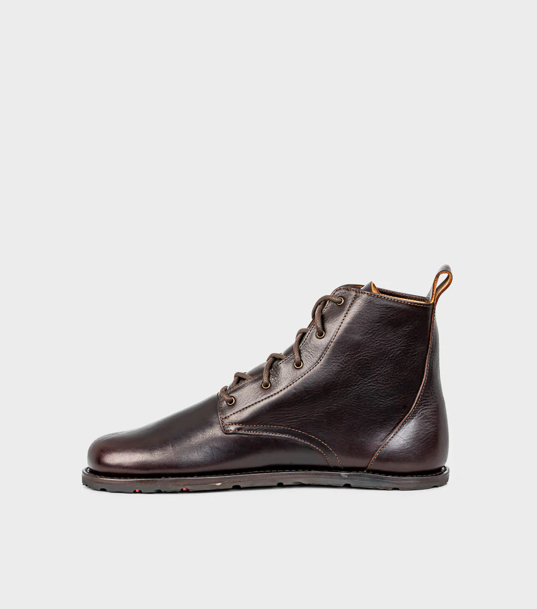 Goodyear Welted Barefoot Chukka Boots - Chocolate Brown - Extra Wide - Image 4