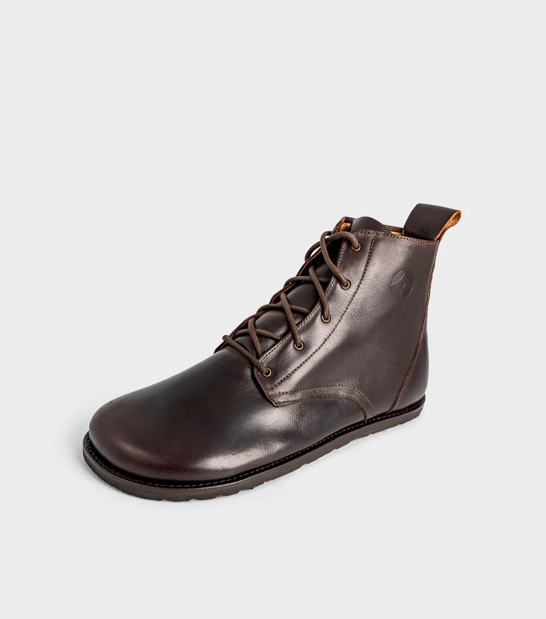 Goodyear Welted Barefoot Chukka Boots - Chocolate Brown - Extra Wide - Image 7