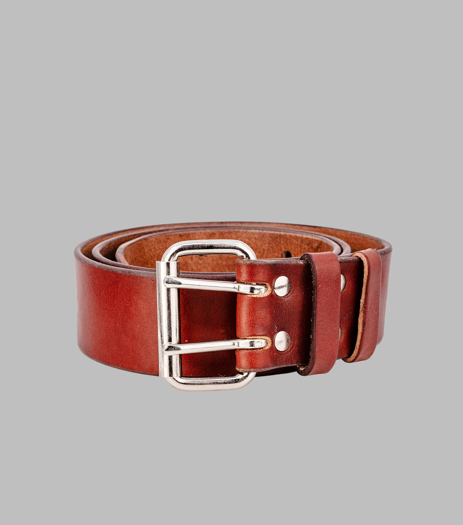 Double Prong Leather Belt | Extra wide belt - Image 12