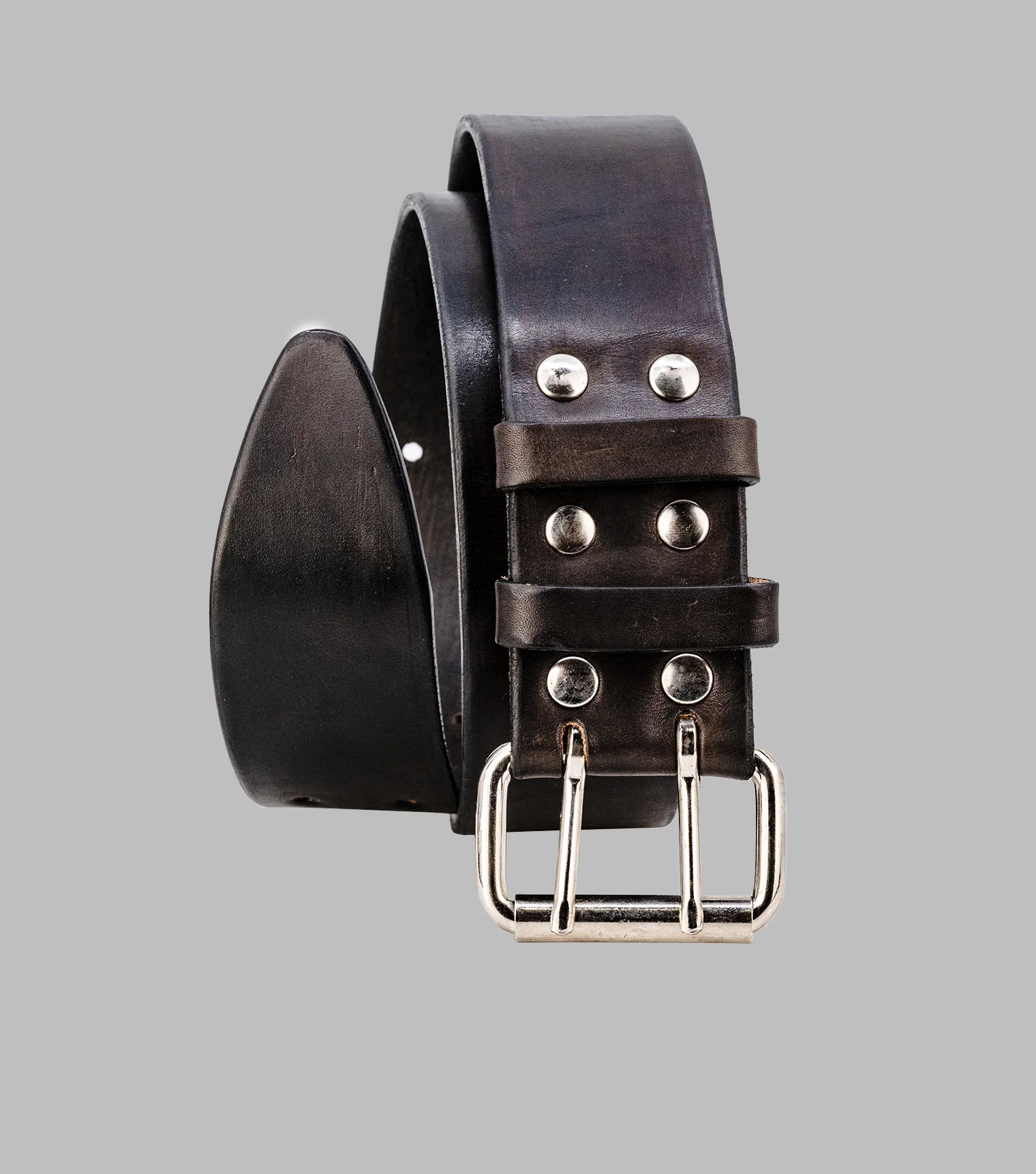 Double Prong Leather Belt | Extra wide belt - Image 17