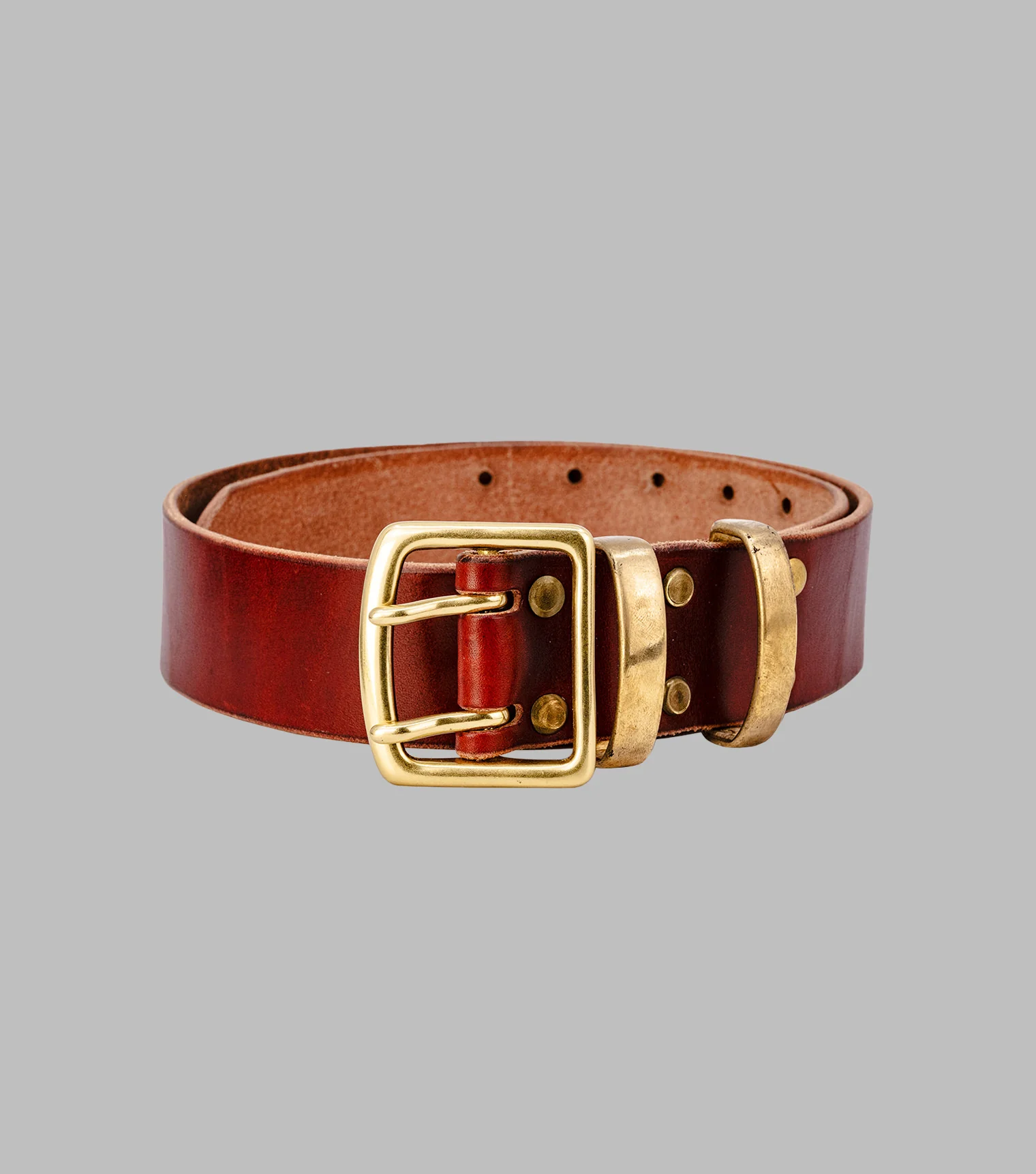 Double Prong Leather Belt | Extra wide belt - Image 7