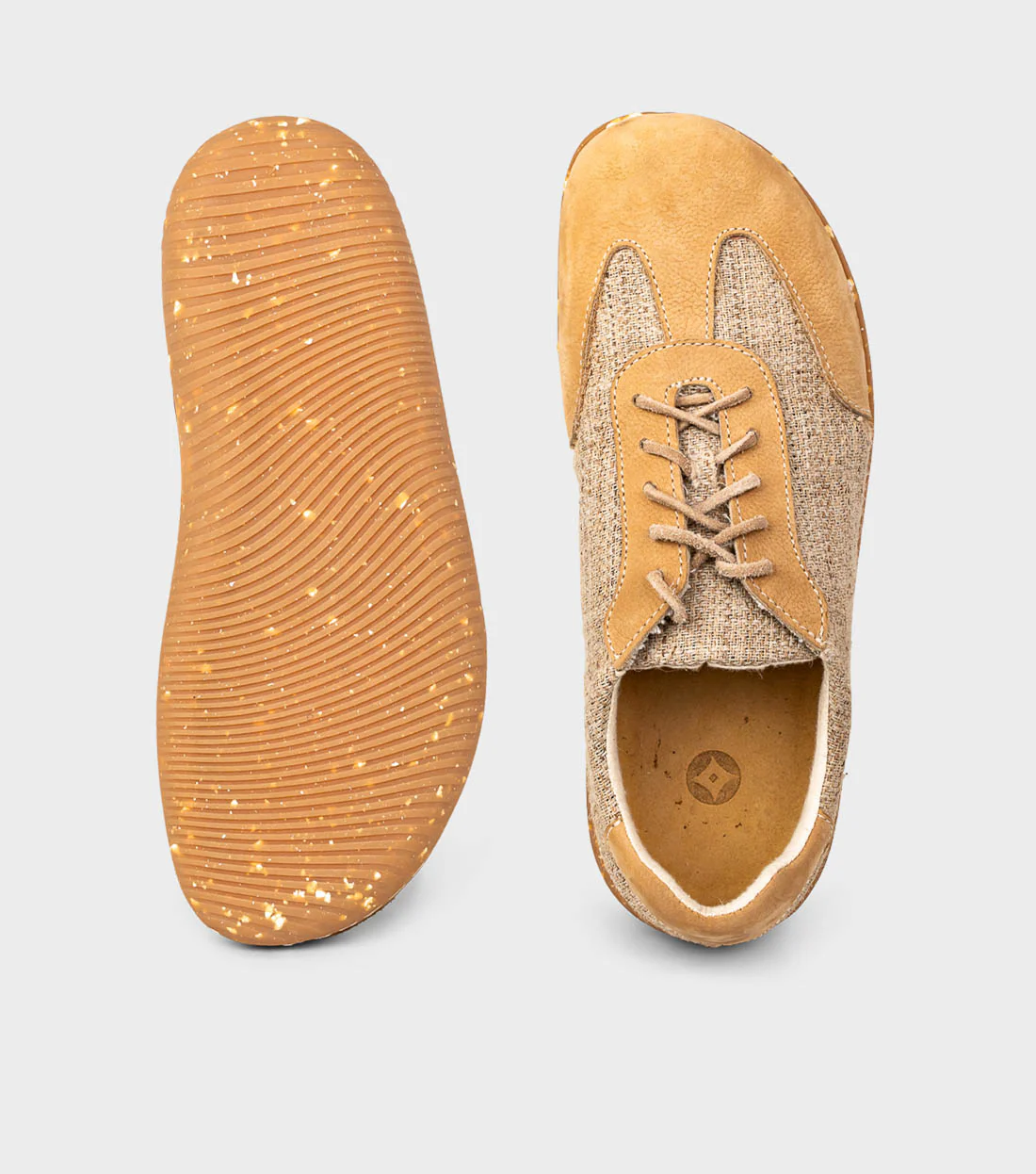 Sneaky Ninjas | Nettle and Suede Barefoot Retro Trainers - Image 5