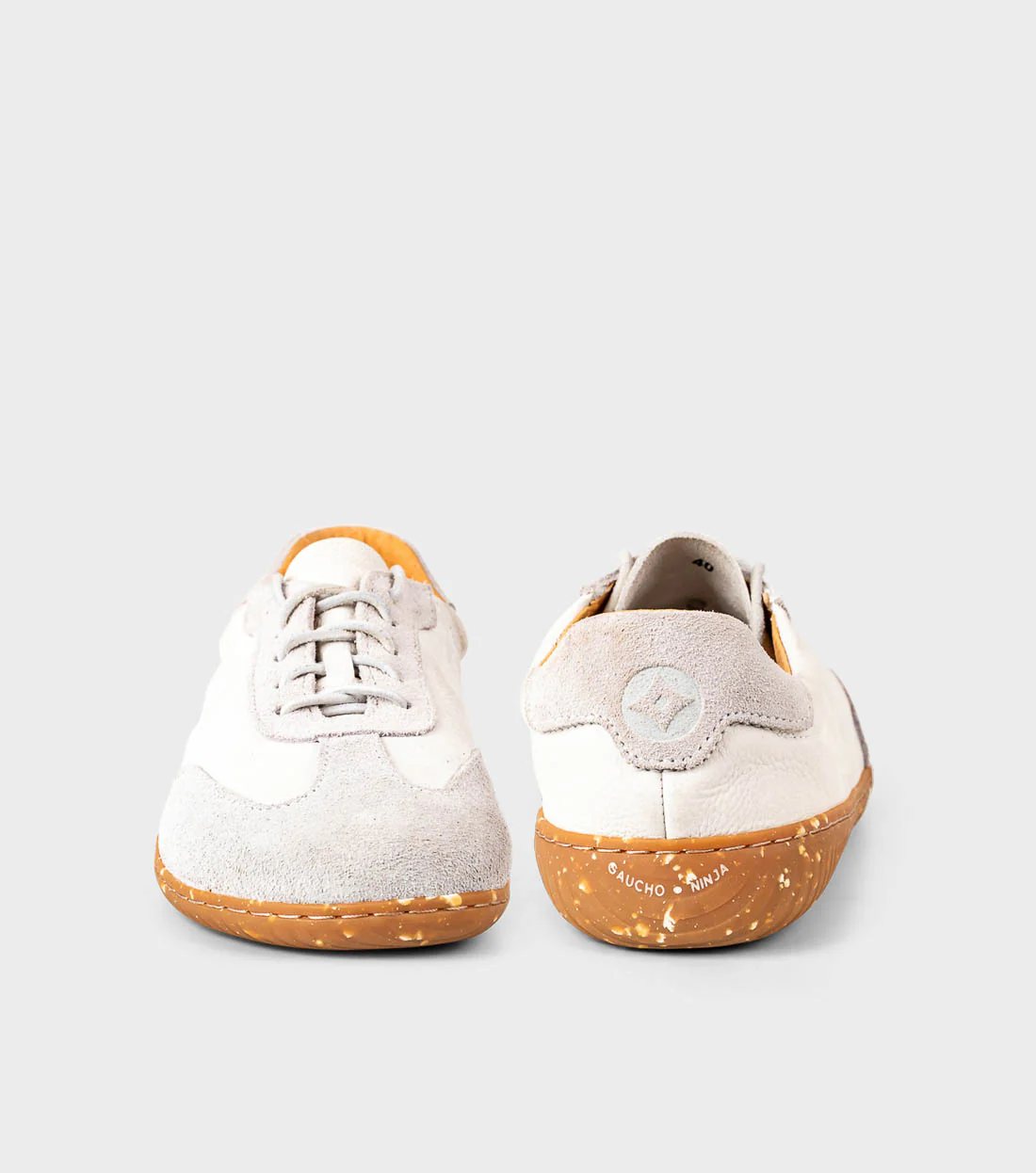 Sneaky Ninjas | Barefoot Retro Trainers White - Image 3