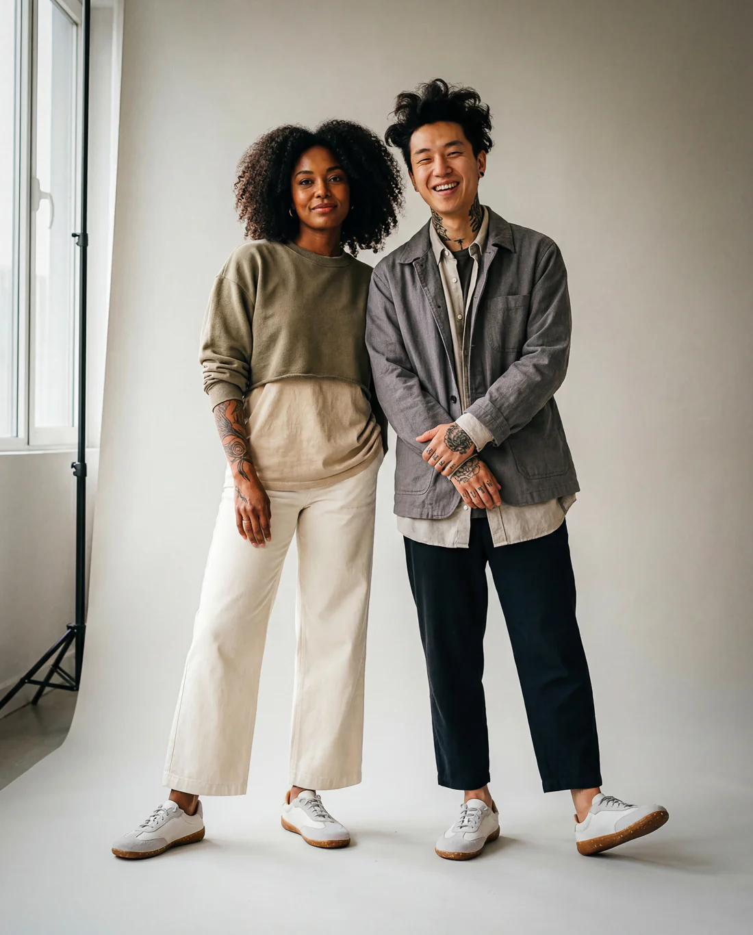 Sneaky Ninjas | Barefoot Retro Trainers White - Image 8