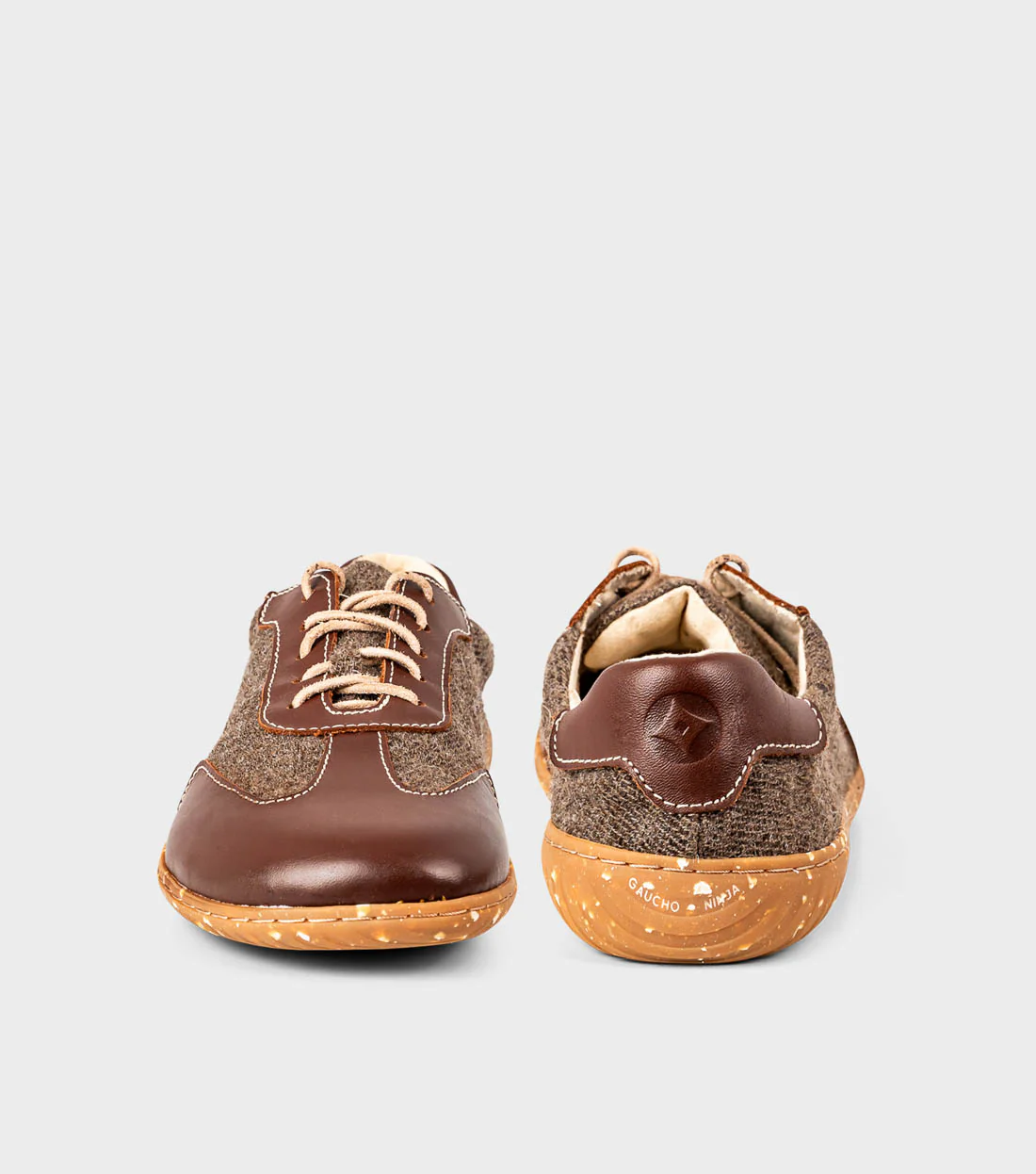 Sneaky Ninjas | Yak Wool and Leather Barefoot Retro Trainers - Image 3